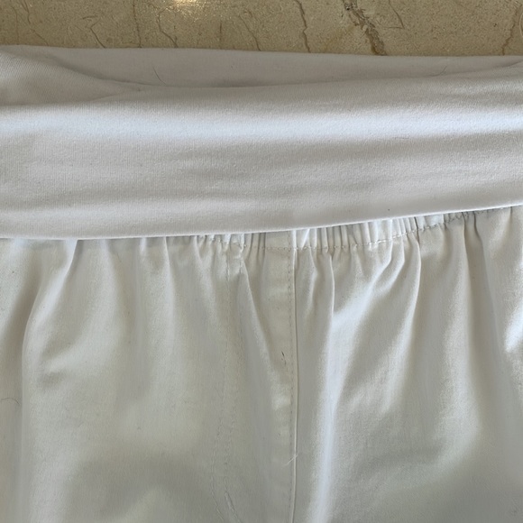 PURE DKNY WHITE CROPPED PANTS - Picture 4 of 7